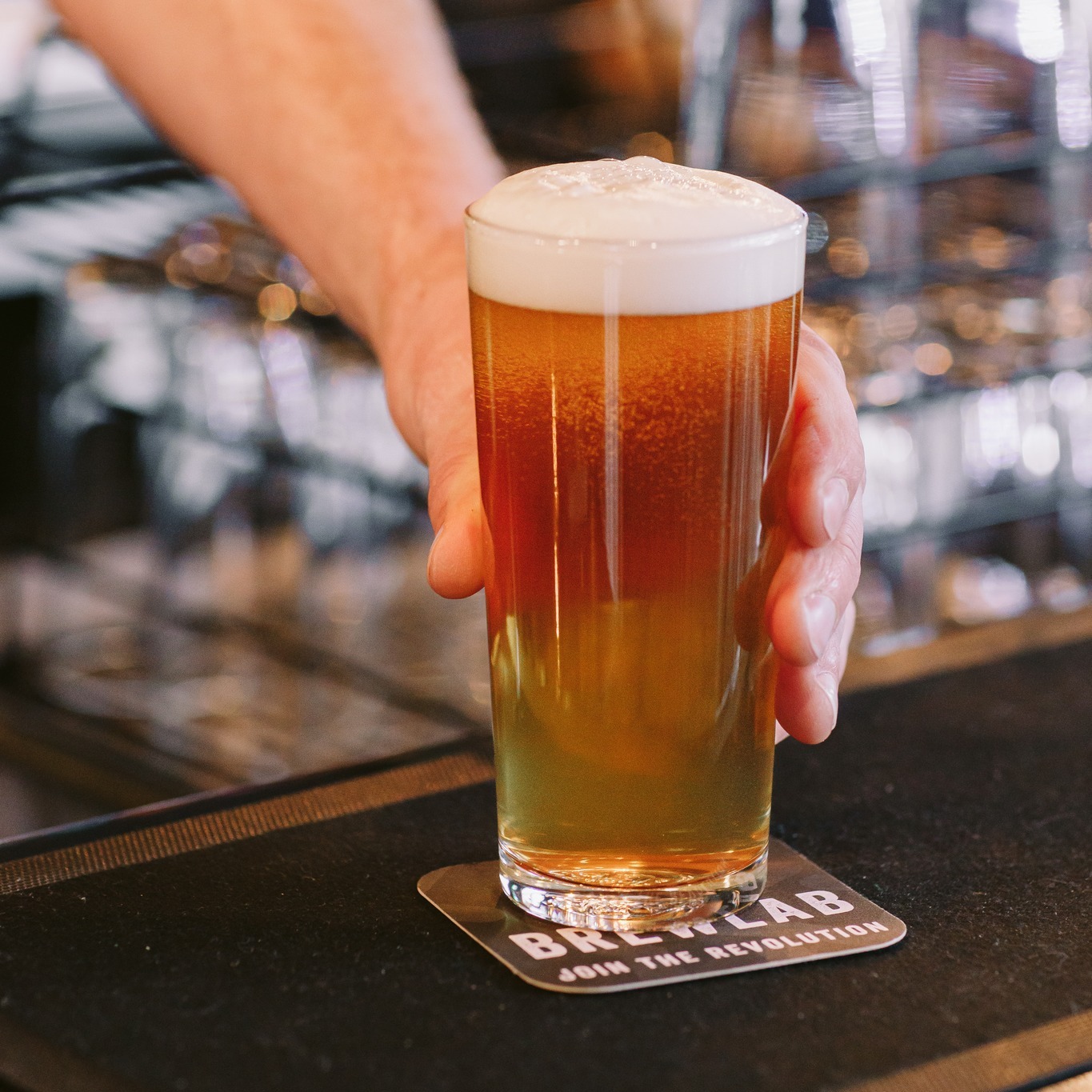 brewlab schooner of beer